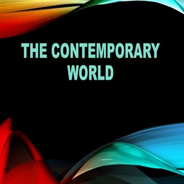 Introduction to the Contemporary World.pptx