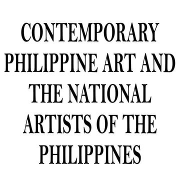 Contemporary Philippine Art Lesson 2 Pptx