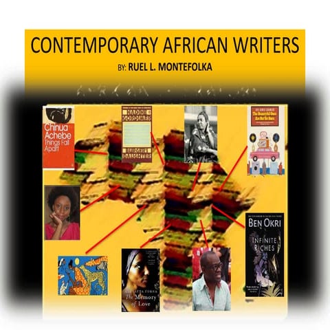 Contemporary African Writers with their write-ups