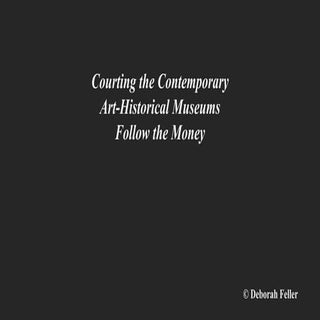 Courting the Contemporary: Art-Hist...