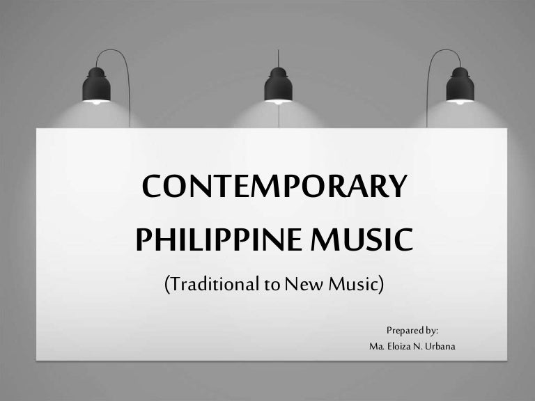 Contemporary philippine music (intro)