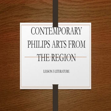 CONTEMPORARY PHILIPS ARTS FROM THE REGION lesson 5.pptx