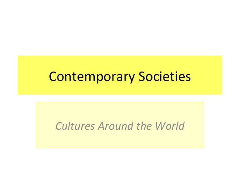 Contemporary societies (2 ESO)