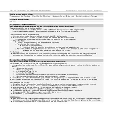 Contenidos Tango Lufardo