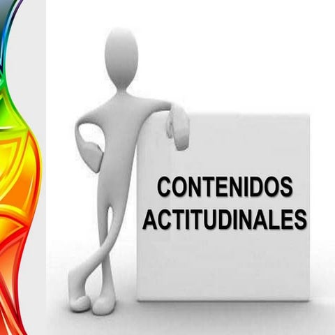 Contenidos actitudinales