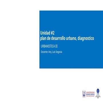 Elaborar un diagnostico de necesidades a partir de las nuevas tramas urbanas ...