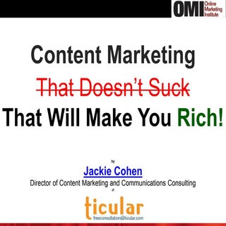 Content Marketing That Will Make Yo...