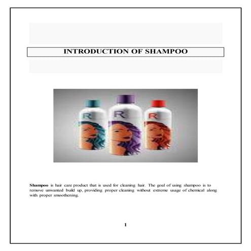 Bureau of Indian Standards Specification of Shampoo.pptx