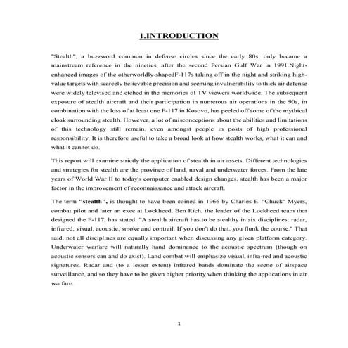 seminar report content