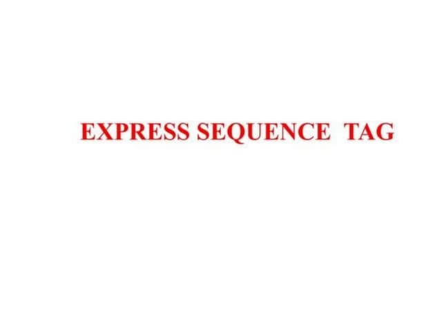 ESTs: Expressed gene fragment tags and their types