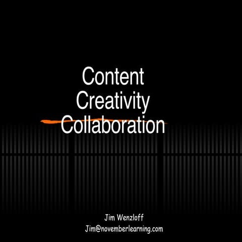 Content And Creativity