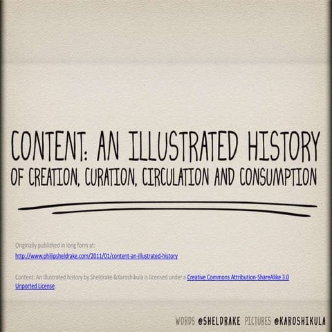 Content – an illustrated history