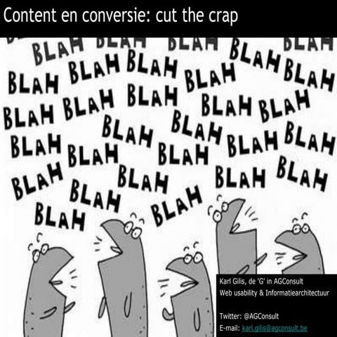 Content en conversie: cut the crap