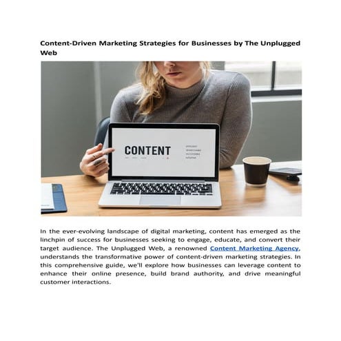 A B2B Content Marketing Strategy & Framework | PPTX