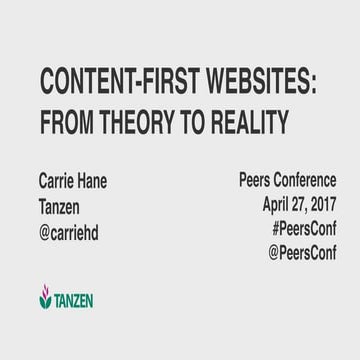 Content-First Websites: From Theory to Reality