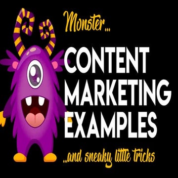 Content Marketing Examples, Tips, Plans & Ideas
