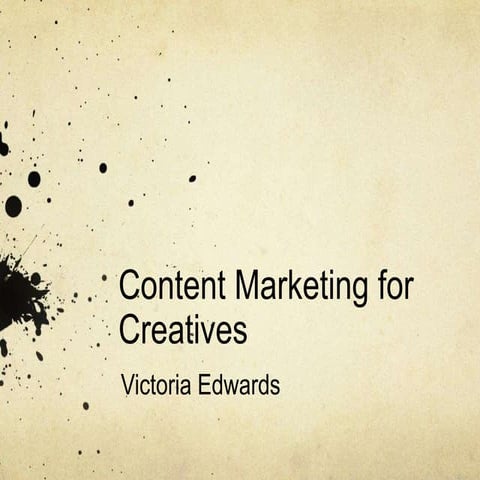 Content Marketing for Creatives