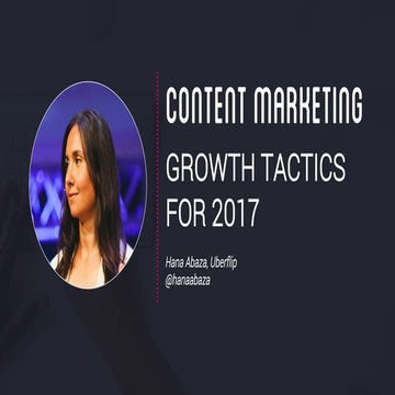 Content Marketing Growth Tactics