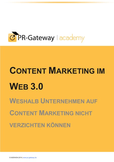 Content Marketing im Web 3.0