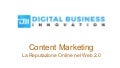 Content Marketing & Reputazione Online