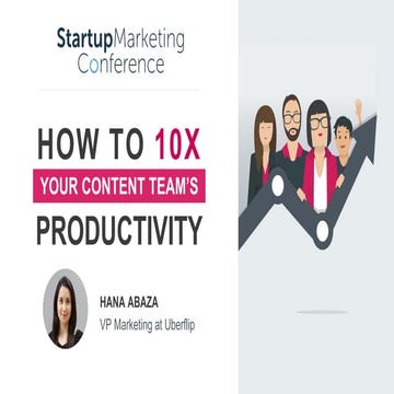 How To 10X Your Content Team's Productivity