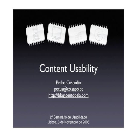 Content Usability