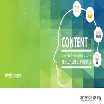 Content 2017 - Content Marketing and the Customer Experience - Full Presentation