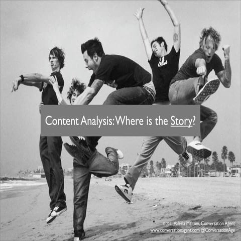 Content Analysis: Where is the Story