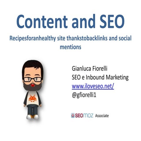 Content and seo for Tulos by Gianluca Fiorelli