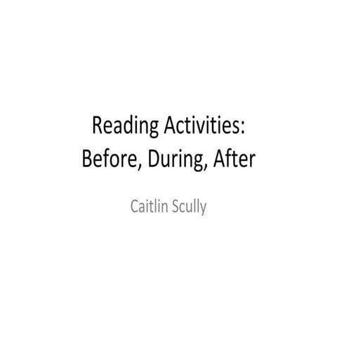 Reading Activities