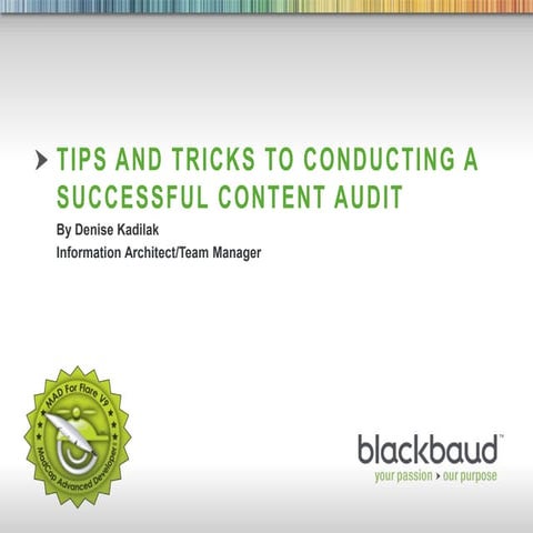 Content audit