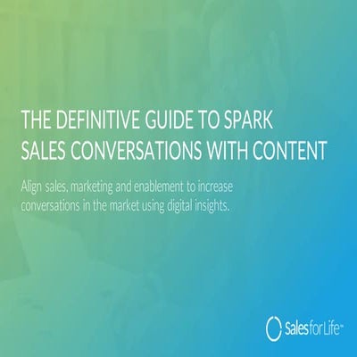 Content based conversation   sales for life article