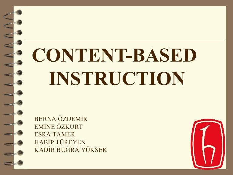 Content based instruction
