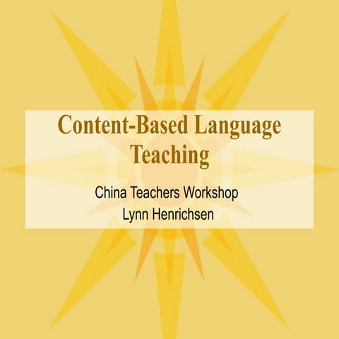 contentbasedteaching powerpoint presentation.ppt