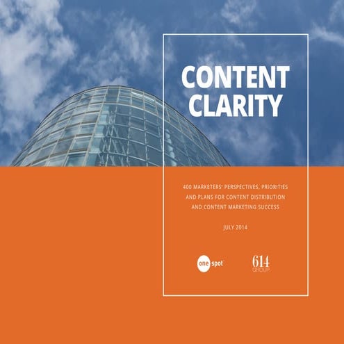Finding Clarity in Content Marketing