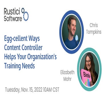 Egg-cellent Ways  Content Controller  Helps Your Organization’s Training Needs
