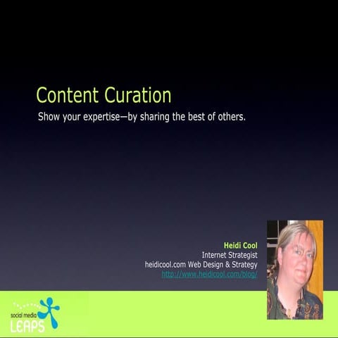Content Curation - Show your expertise—by sharing the best of others.