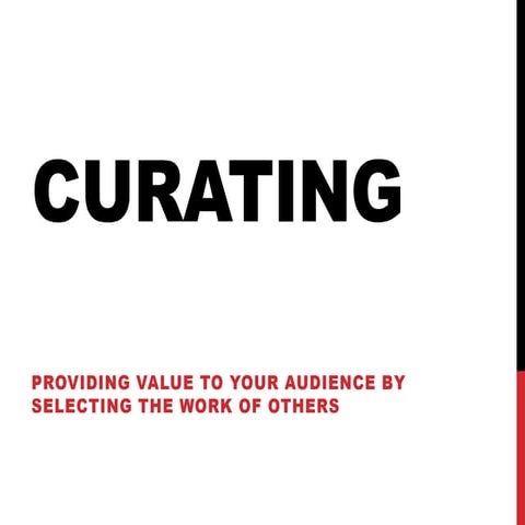Content curation