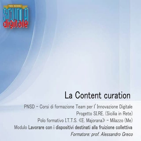 Content curation