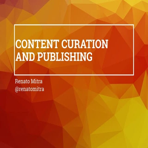 Introduction to content curation | PDF