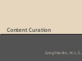 Content Curation