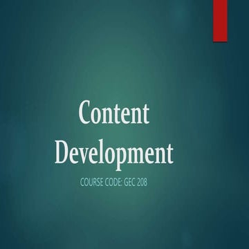 Content Development - Week 1.pptx