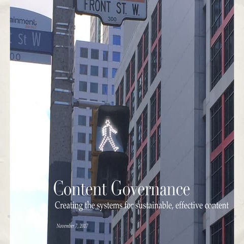 Content-digital governance - JBoye conference, 2017