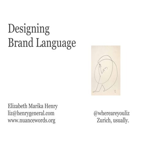 Designing Brand Language 