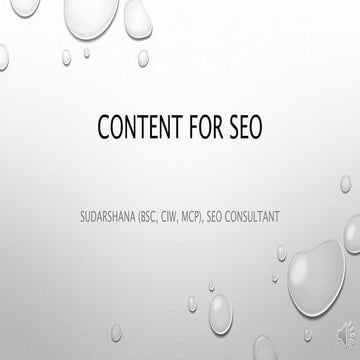 Content for seo voice