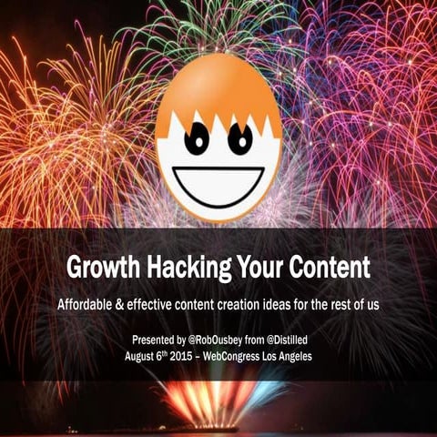 Growth Hacking Your Content