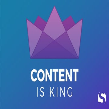 Content is King! - Space Studio Webinar Slides