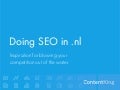 Doing SEO in The Netherlands - SEOloger October 2017