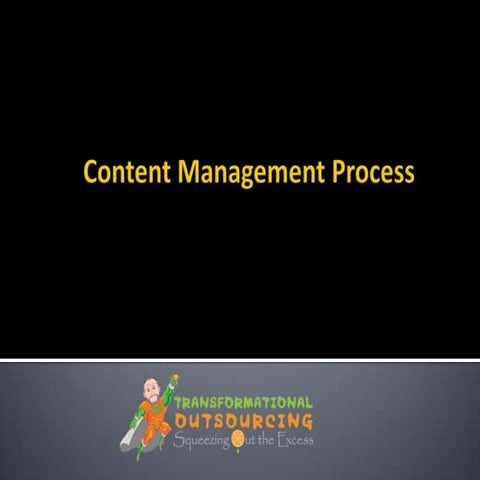 Content management process