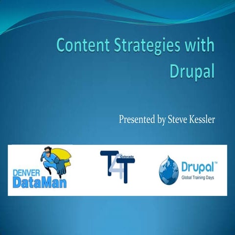 Content Strategies with Drupal 